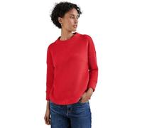 STREET ONE Damen Flauschiges Shirt,Mandarin Red,42