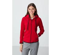 Damen Fleece Kapuzen-Sweatshirt mit Reißverschluss XL