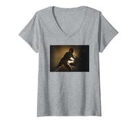 Damen FOO Fighters Dave Grohl Live In Your Honor 2005 T-Shirt mit V-Ausschnitt