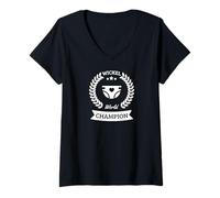 Damen for The Best Mama & Papa - Champion Wickeltuch T-Shirt mit V-Ausschnitt