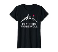 Damen Frauen Damen Wander Woman Hobby Geschenk Berge T-Shirt