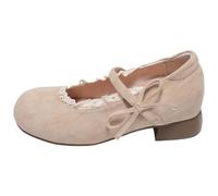Damen Freizeitschuhe modische Uni Oktoberfest Karneval zum Halloween Atmungsaktive Freizeitschuhe mit weichen Sohlen MeshObermaterial Damen Übergrößen Sommerliche Bequemschuhe für den(Khaki, 35)