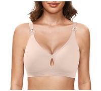 Damen Frühling Sommer Neuer Still-BH Dünner Bequemer BH Zum Stillen Mit Vorderverschluss Und Weichem Material, Still BH Damen Dünn