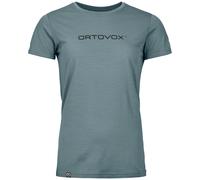 Damen-Funktionsshirt Ortovox 150 Cool Brand Ts W Größe: L / Farbe: grau