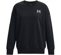 Under Armour Essential Fleece Os Crew Sweatshirt Schwarz L Damen
