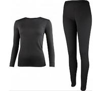 Damen Funktionsunterwäsche High Colorado Riga 3-L Set Textilgröße:38 schwarz