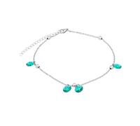 Damen Fußkettchen aus Edelstah Tricia - grün