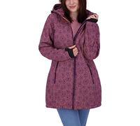 Damen Gefütterter Softshellmantel Kurzmantel mit abnehmbarer Kapuze Softshelljacke Übergangsjacke KEELE Peak
