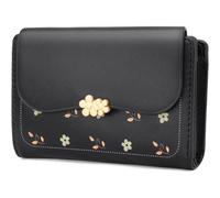 Damen Geldbörse aus PU Leder mit vielen Fächern und Reißverschluss