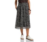 Midirock STREET ONE, Damen, Gr. 38, deep roast braun, Web, Obermaterial: 100% Polyester. Futter: 100% Modal, bedruckt, casual, regular fit kniebedeckend, Röcke, mit All-Over Print (20546506-38) deep r