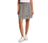 Damen Gemusterter Chiffon-Rock