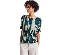 Damen Gemustertes Crinkle Shirt