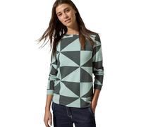 Langarmshirt CECIL Gr. XXL (46), grün (active khaki) Damen Shirts (26619732-XXL) active khaki