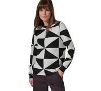Cecil Damen Gemustertes Ottoman Shirt in Schwarz, Gr: XXL