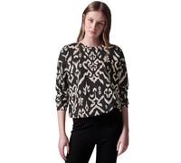 Damen Gemustertes Silk-Look Shirt