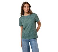 Cecil Damen Gemustertes T-Shirt in Grün, Gr: XXL