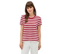Damen Gestreiftes Ajour T-Shirt