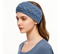 Damen Gestricktes Stirnband, Winter, Ohrenwärmer, gefüttertes Haarband, Thermo-Kopfwickel für Damen und Mädchen, Outdoor-Sport, kaltes Wetter, Haarschmuck,für Damen/Frauen/Mädchen (G)