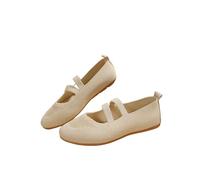 Damen Gewebt Sandals Flache Sandalen Mesh Sandalette Frauen Sandaletten mit Elastischem Riemen Bequeme Sport Strick Sandalen rutschfeste Sandale Sommer Atmungsaktiv Slippers Weiche Sohle Schuhe