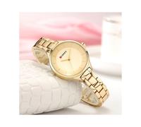 (Damen Gold-Gold) Curren Original Uhrensets für Sie und Ihn Business Sport Quarz Paarartikel für Liebhaber