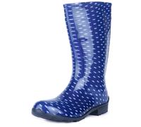 Damen Gummistiefel LA-967 PP2 Dunkelblau/Punkte 36 36 Dunkelblau/Punkte