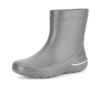 Ladeheid Gummistiefel Damen federleichte Eva Regenstiefel wasserdichte Regenschuhe LA-CA-07 (Grau, 37 EU)