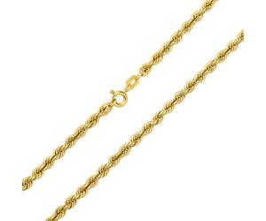Damen Halskette aus Gelbgold 585 VALIS 3,1 mm Kordelkette variante 42 cm