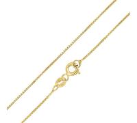 Damen Halskette aus Gold 585 Box 0,8 mm variante 50 cm