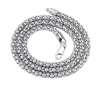 Damen Halskette aus Silber 925 POPCORN 4 mm variante 45 cm