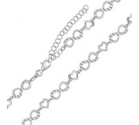 Damen Halskette aus Silber mit Herzen und Unendlichkeitssymbol Airi - 6 mm variante 42+5 cm