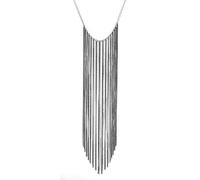 Damen Halskette Fringes NA 925 Sterling Silber rhodiniert 42 cm JPNL90494A420