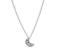 Pandora Halskette Mondsichel 394259C01-50 – Sterling Silber Zirkonia – 50 cm