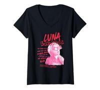 Damen Harry Potter 2025 Luna Lovegood T-Shirt mit V-Ausschnitt