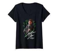 Damen Harry Potter Hogwarts Legacy Sebastian Sallow Signature T-Shirt mit V-Ausschnitt