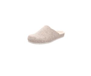 Damen-Hauspantolette,rot beige - Gr. - 40