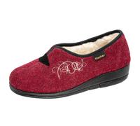 Fischer Damen Dora Niedrige Hausschuhe, Rot (Bordo 341), 38 EU
