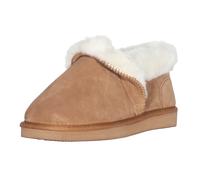 Damen Hausschuh Halbschuh aus Lammfell in 2 Farben braun, 39