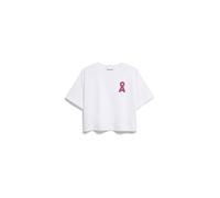 ARMEDANGELS ALBERTARAA - Frauen Loose Fit T-Shirt - weiss M white