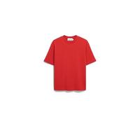 Damen Heavyweight T-Shirt aus recyceltem Baumwoll Mix TARJAA Loose Fit Coral Blush