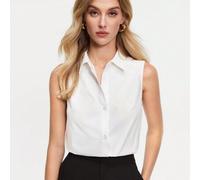 Damen Herbst Zweireihiges Gewebtes 2-in-1 Hemd, Urbaner Pendler Büro Business Lässig Elegante Formelle Bluse