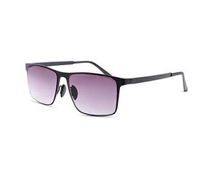 Damen Herren Voll getönt Lesebrille Gläsern mit Federscharniere in Sonnenschützt Gläsern Sonnen-Leser UV400 Schutz Blaulichtfilter Brille Fahrsicherheitsbrillen Lese Sonnenbrille - Keine Bifokale