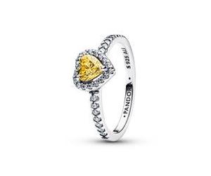 Damen Herzring Timeless, Sterlingsilber, Zirkonia