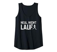 Damen Heul nicht Lauf I Lustiger Spruch Damen Joggen Girly Girlie Tank Top