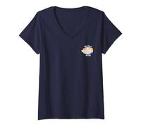Damen Hey Arnold! Girls Do It Better Cute Small Left Chest Pocket T-Shirt mit V-Ausschnitt