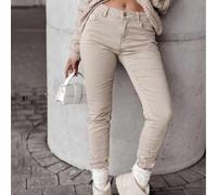 Damen High-Waist Stretch Skinny Jeans, Slim Fit Knöchellange Hose, Klassisches 5-Pocket-Design, Lässige Farbige Denim-Hose, In Mehreren Farben Erhältl
