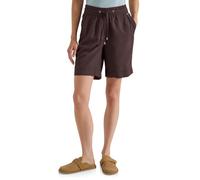 Shorts CECIL, Damen, Gr. XL (44), braun (braun cacao), Stoff, 100% Viskose, unifarben, loose fit kurz, Hosen Shorts, im Loose Fit, Topseller (47197463-XL) braun cacao