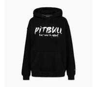 Damen-Hoodie Pitbull Puppy 2 Hooded black