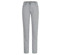 Greiff Größe 52 Gastro Moda Damen Cuisine Basic 5-Pocket-Hose Regular Fit Pepita Schwarz Weiss Modell 5319 1850