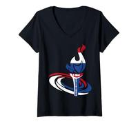 Damen I Love Netherlands Flagge Proud Dutch Freedom 5th May Grafik T-Shirt mit V-Ausschnitt