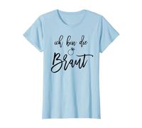 Damen Ich Bin Die Braut T-Shirt mit Ring Handgeschrieben
